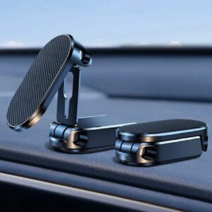 1-Pack Universal Magnetic Car Mount Stand-Foldable 360 Rotation Dashboard Phone Holder TIKA