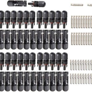 25Pairs / 50PCS Solar Connectors - Male & Female IP67 Waterproof Connector (25 Pairs Solar Connectors)